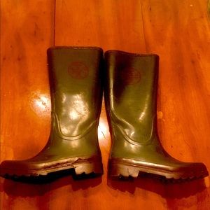 Tory Burch Logo Rain boots